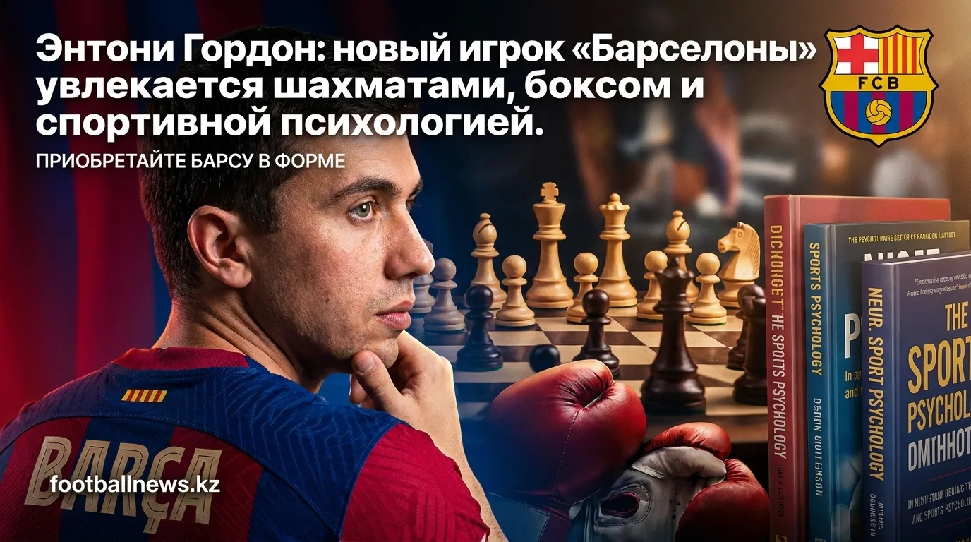Энтони Гордон: новый игрок «Барселоны» увлекается шахматами, боксом и спортивной психологией